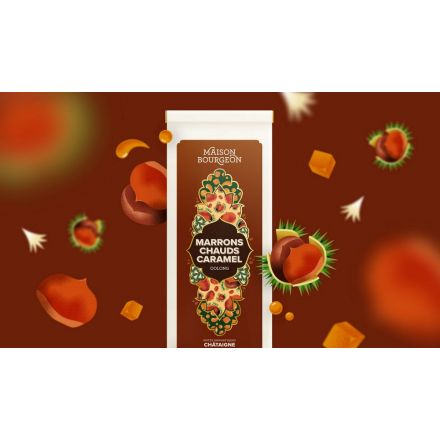 Sachet 100 g - Thé oolong - Marrons chauds caramel 