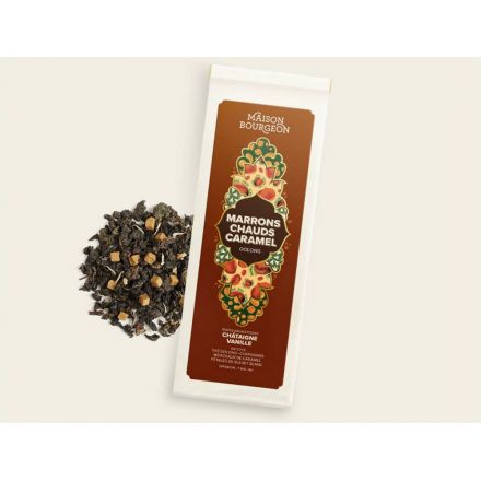 Sachet 100 g - Thé oolong - Marrons chauds caramel 