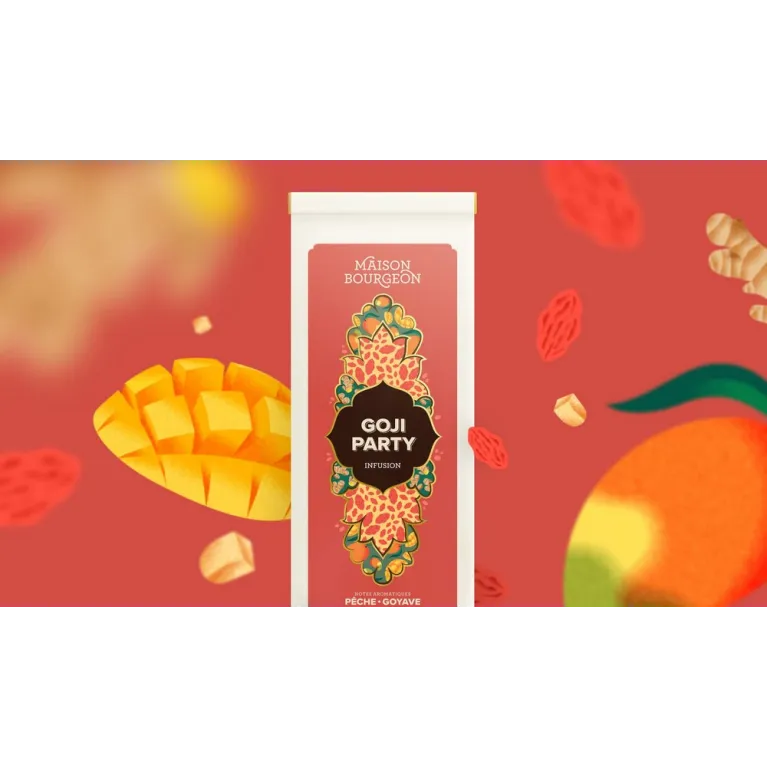 Sachet 100 g - Thé bien être - Goji party 