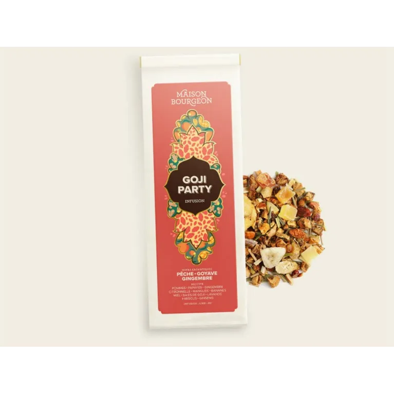 Sachet 100 g - Thé bien être - Goji party 