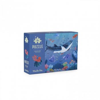 Puzzle phosphorescent 24 pièces - Sous la mer - Les aventures de Paulie