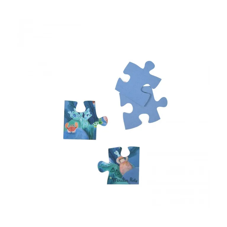 Puzzle phosphorescent 24 pièces - Sous la mer - Les aventures de Paulie