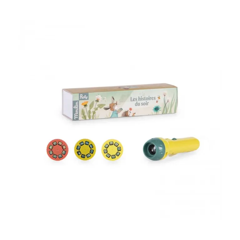 Lampe à histoire - Les histoires du soir - Trois petits lapins