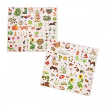 Décalcomanies - Le jardinier - Le jardin du moulin