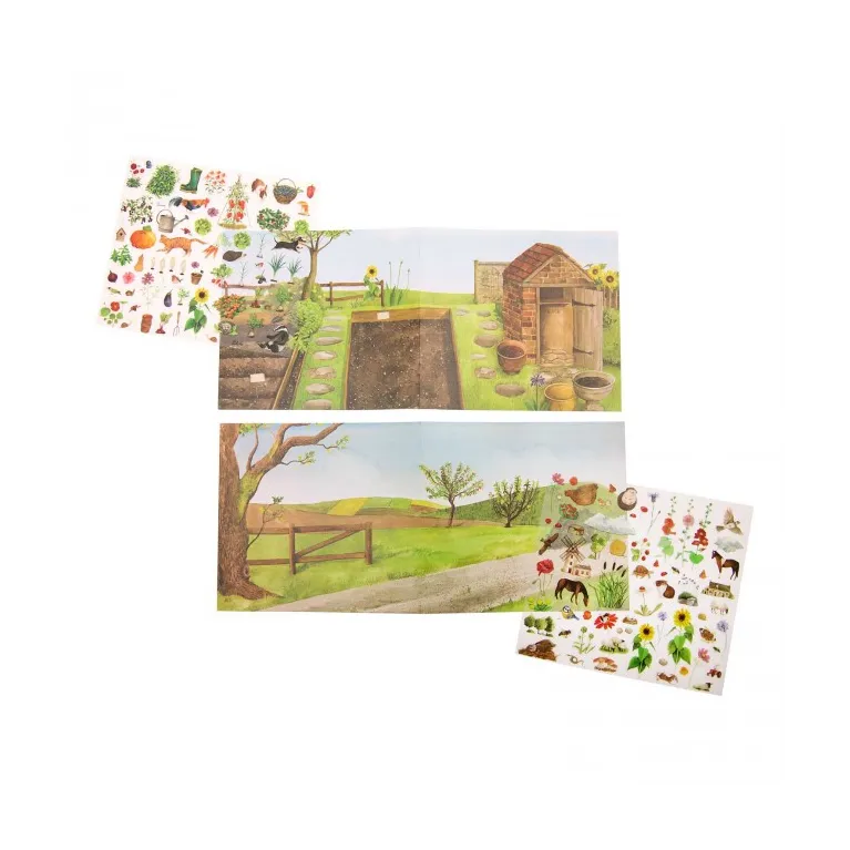 Décalcomanies - Le jardinier - Le jardin du moulin