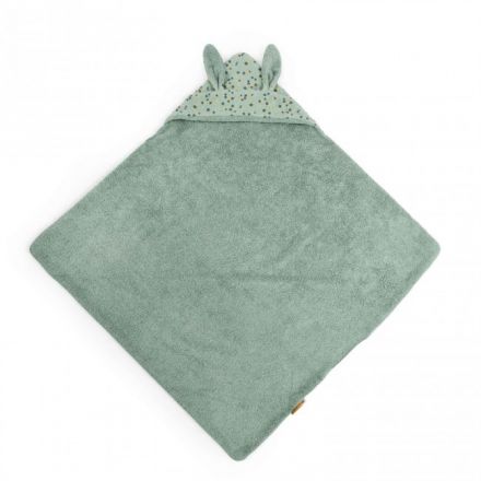 Sortie de bain - Lange et tissu éponge - Trois petits lapins 