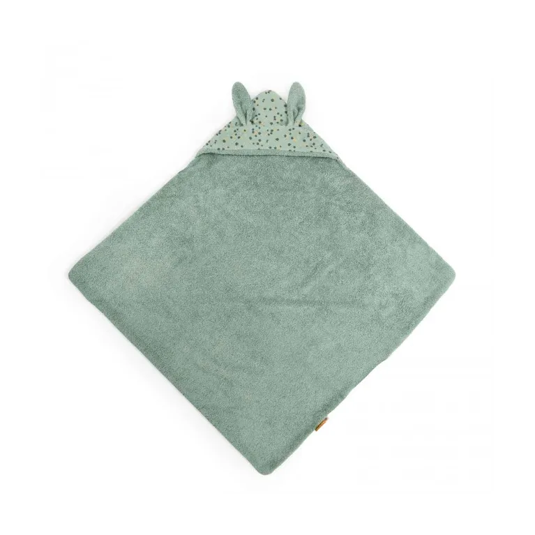 Sortie de bain - Lange et tissu éponge - Trois petits lapins 