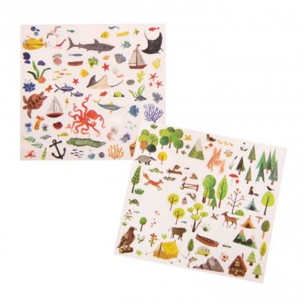 Décalcomanies - L'explorateur - Le jardin du moulin