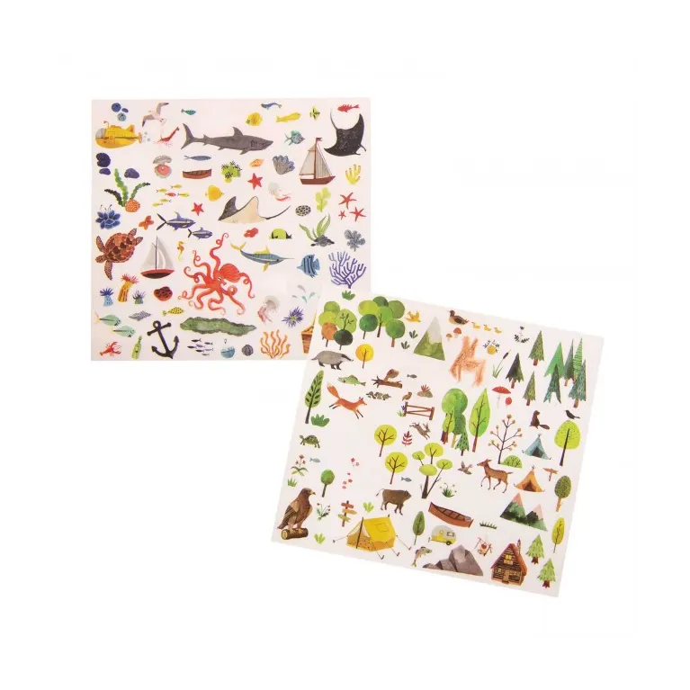 Décalcomanies - L'explorateur - Le jardin du moulin