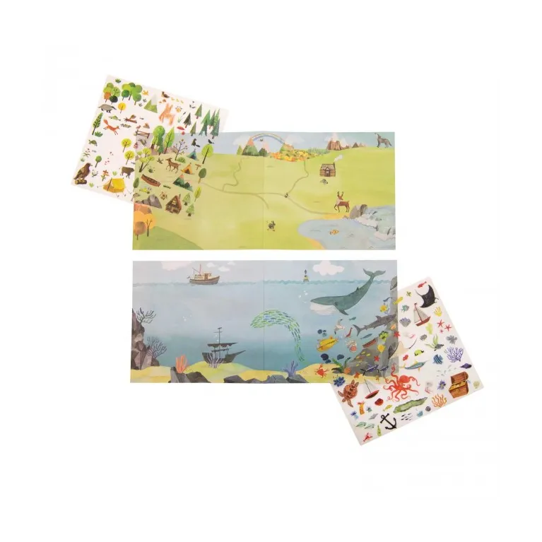 Décalcomanies - L'explorateur - Le jardin du moulin