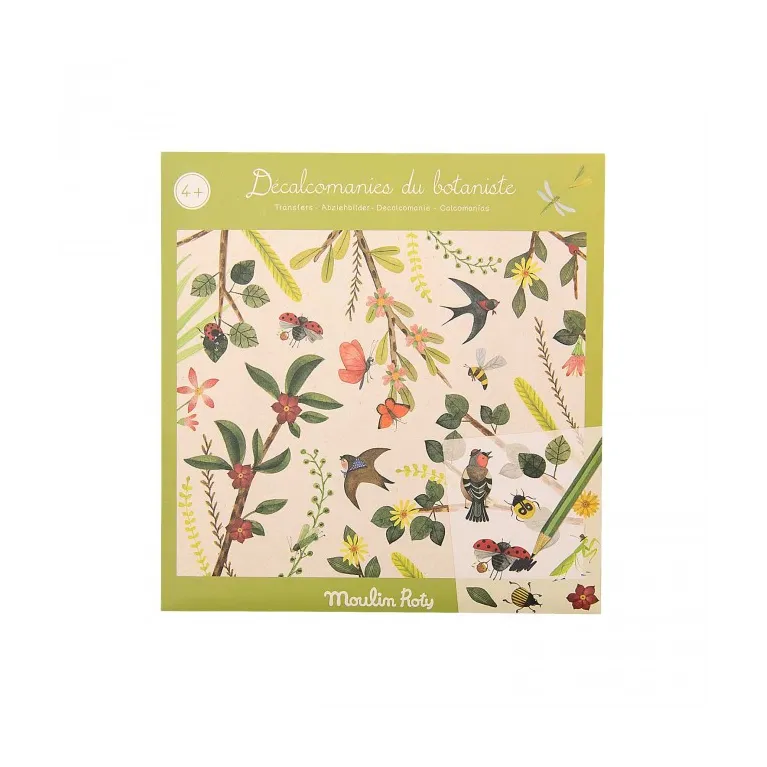 Décalcomanies - Le botaniste - Le jardin du moulin