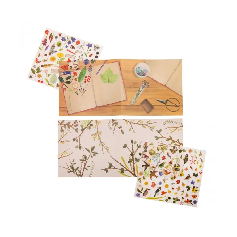 Décalcomanies - Le botaniste - Le jardin du moulin