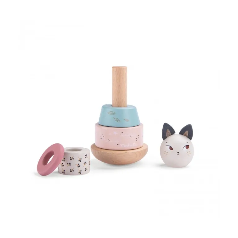 Chat empilable - Après la pluie 