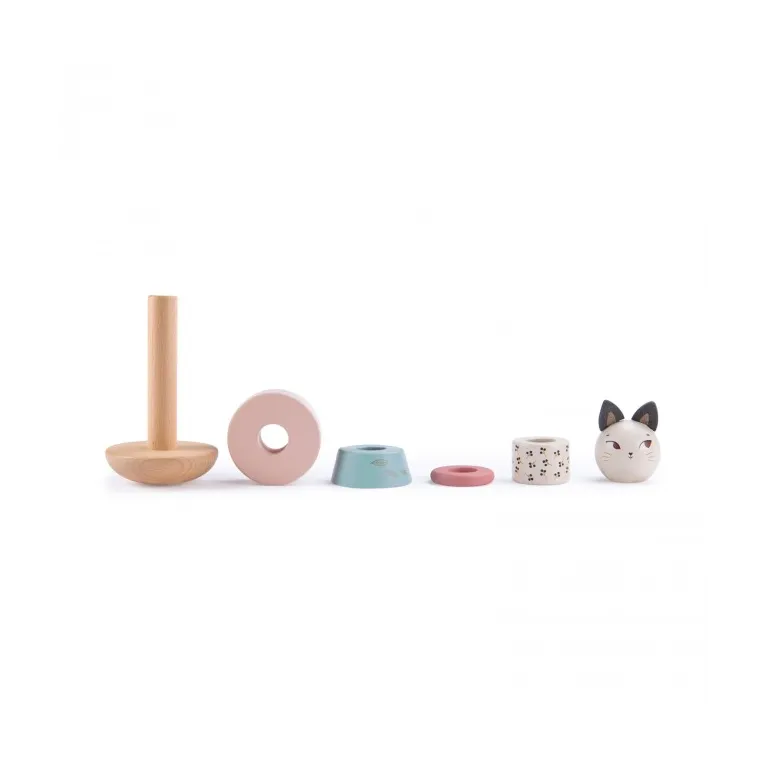 Chat empilable - Après la pluie 