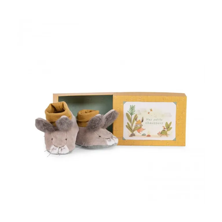 Petits chaussons lapin - Trois petits Lapin