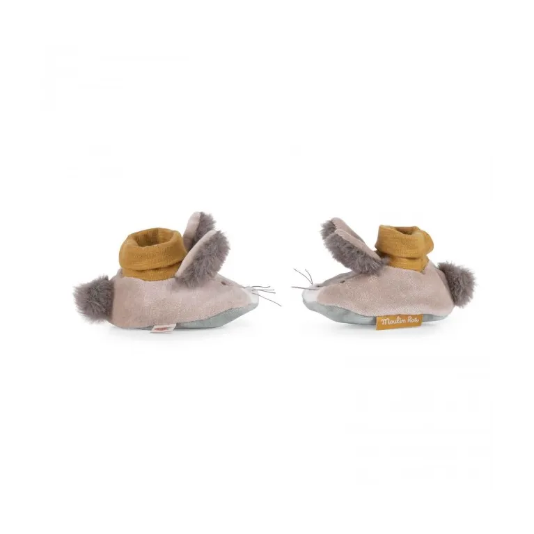 Petits chaussons lapin - Trois petits Lapin