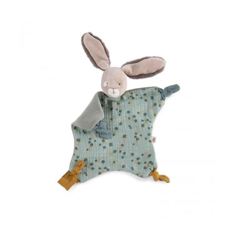Doudou lapin sauge - Trois petits lapins