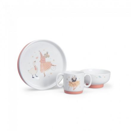 Set vaisselle porcelaine - La petite école de danse