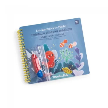 Livre - Peinture pinceau magique - Les aventures de Paulie 