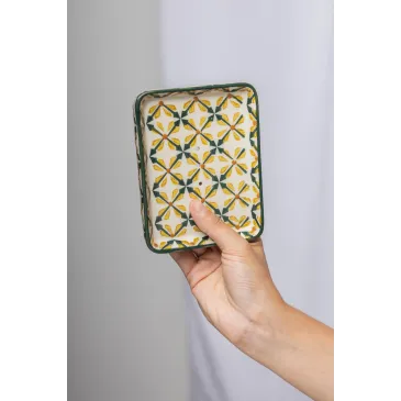 Porte savon - Motifs fleurs 