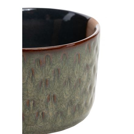 Petit bol industriel - 9 cm - Bleu et gris 