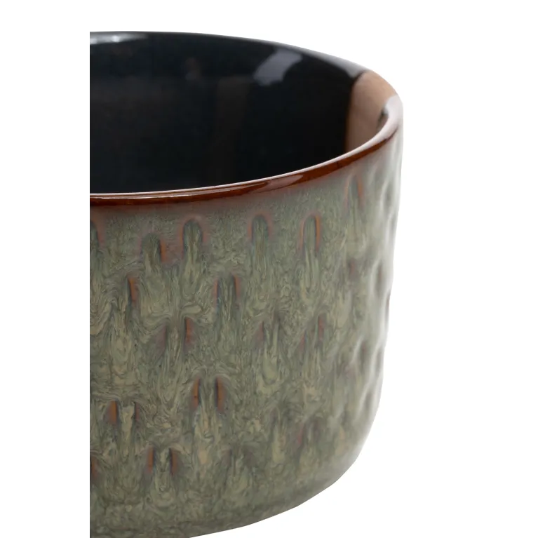 Petit bol industriel - 9 cm - Bleu et gris 