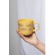 Mug Art deco - 400 ml - Jaune