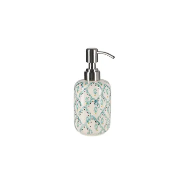 Distributeur savon - Fleurs bleues