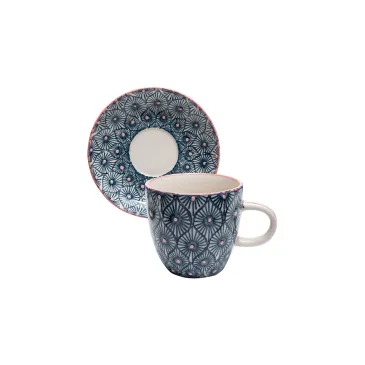 Set expresso - Tasse + Sous tasse - 75 ml 