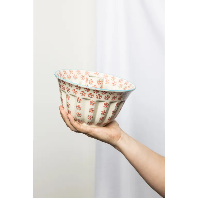 Moule à gâteaux - Motifs rouges 