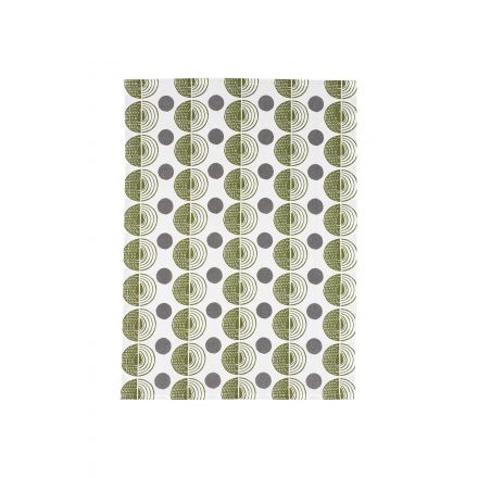 Set de 2 torchons - Vert et gris