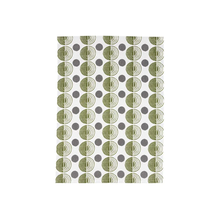 Set de 2 torchons - Vert et gris