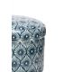 Pot avec couvercle - Motifs bleus vintages - 7.5 cm