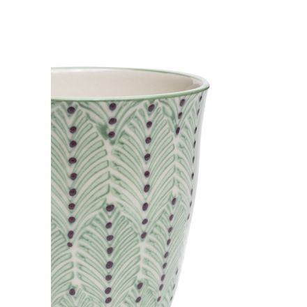 Mug - Motifs Verts - 300 ml 