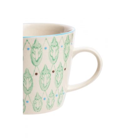 Tasse - Art deco - 275 ml - Feuilles vertes 