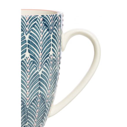 Tasse 400 ml mix n match bleu