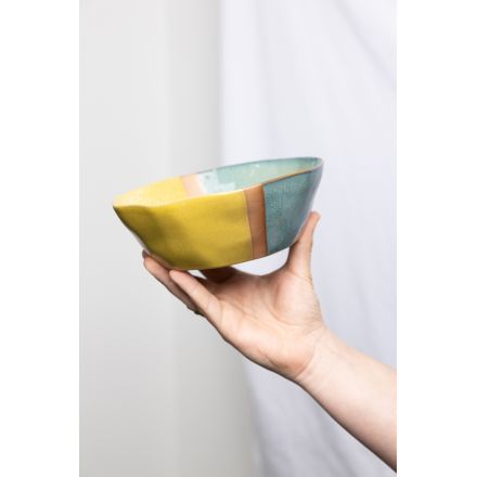 Buddha Bowl - Industriel - Jaune et bleu