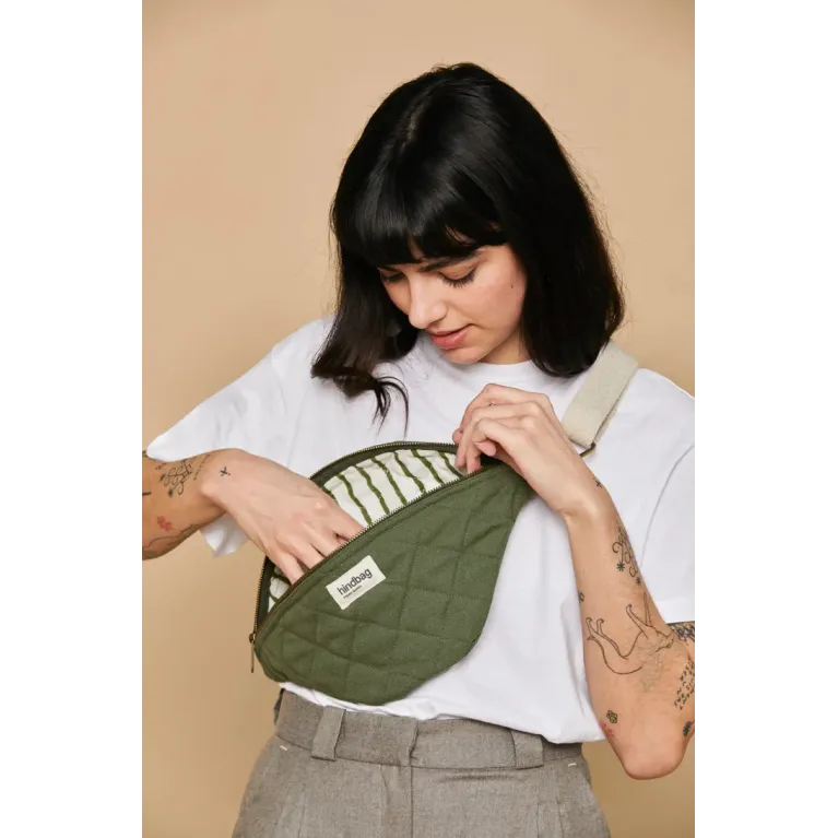 Sacoche Hindbag - Olivia - Matelassée - Olive