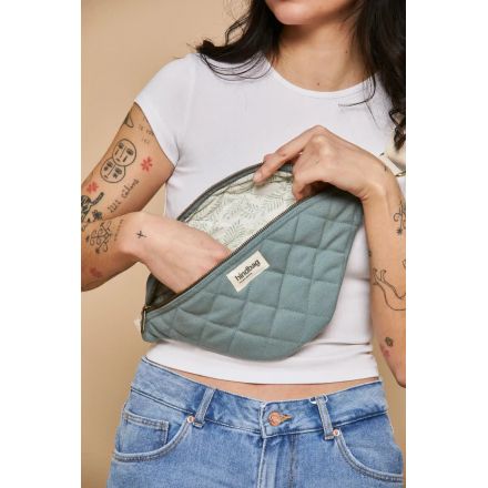 Sacoche Hindbag - Olivia - Matelassée - Sauge