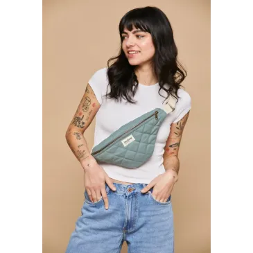 Sacoche Hindbag - Olivia - Matelassée - Sauge