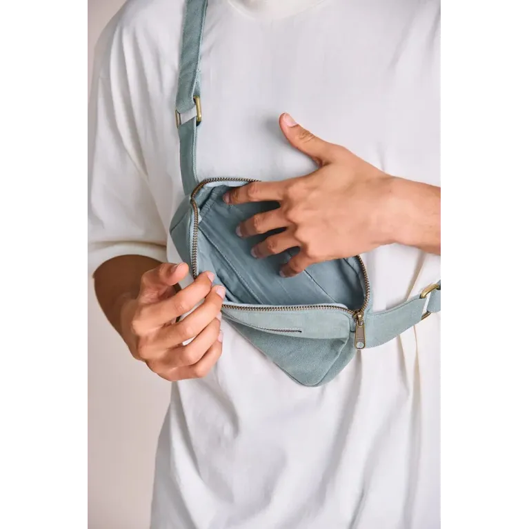 Sac bandoulière - Harry - Sauge 