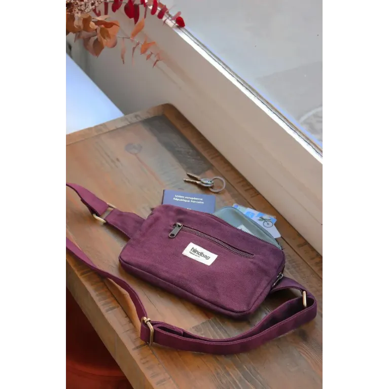 Sac bandoulière - Harry - Prune