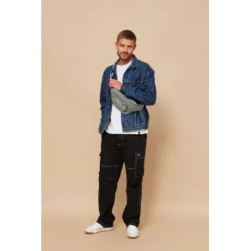 Grand sac banane - Sofia - Sauge