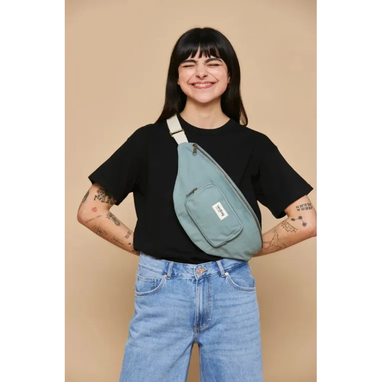 Grand sac banane - Sofia - Sauge