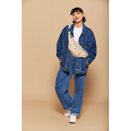 Sac banane à poche Sophia Jute