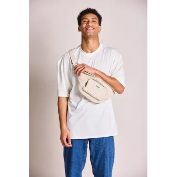 Sac banane à poche Sophia Jute