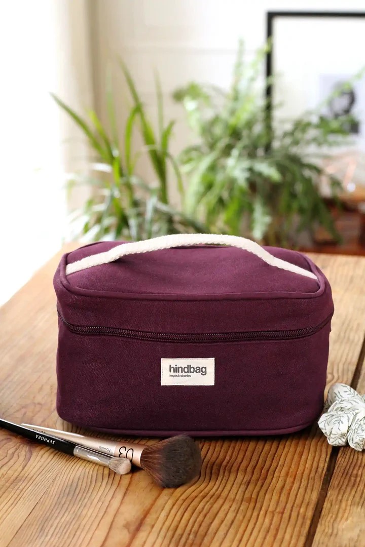 Trousse de toilette Hindbag Prune