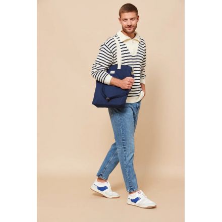 Cabas vertical - Paul - Navy- Hindbag 