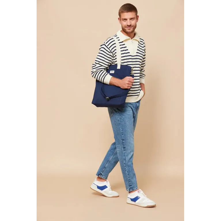 Cabas vertical - Paul - Navy- Hindbag 