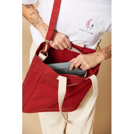 Cabas vertical - Paul - Terracotta - Hindbag 